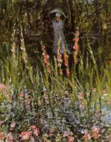 Monet, Claude Oscar - The Garden, Gladioli
